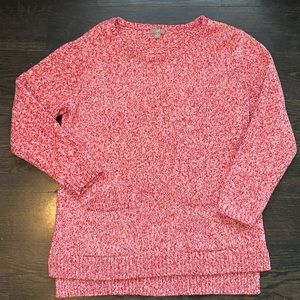 J Jill Crewneck Sweater with Pouch Pocket Detail